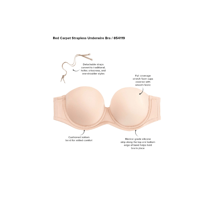 Red Carpet Strapless Bra